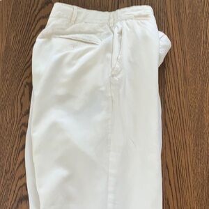 Men’s Ralph Lauren Polo Linen Silk White Pants 34 X 30